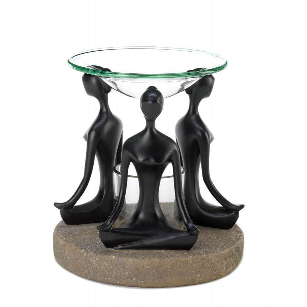 Lotus Pose Oil Warmer 1