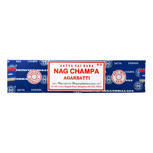 40g Nag Champa (Blue Box) Incense Sticks by Satya BNG