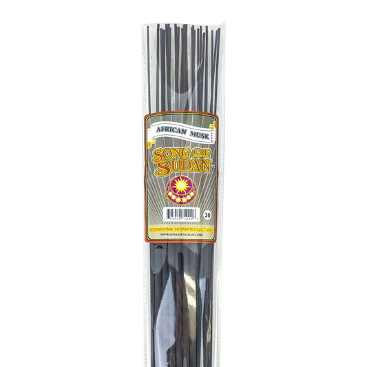 African Musk Type Scent, Song Of Sudan 19" Jumbo Incense