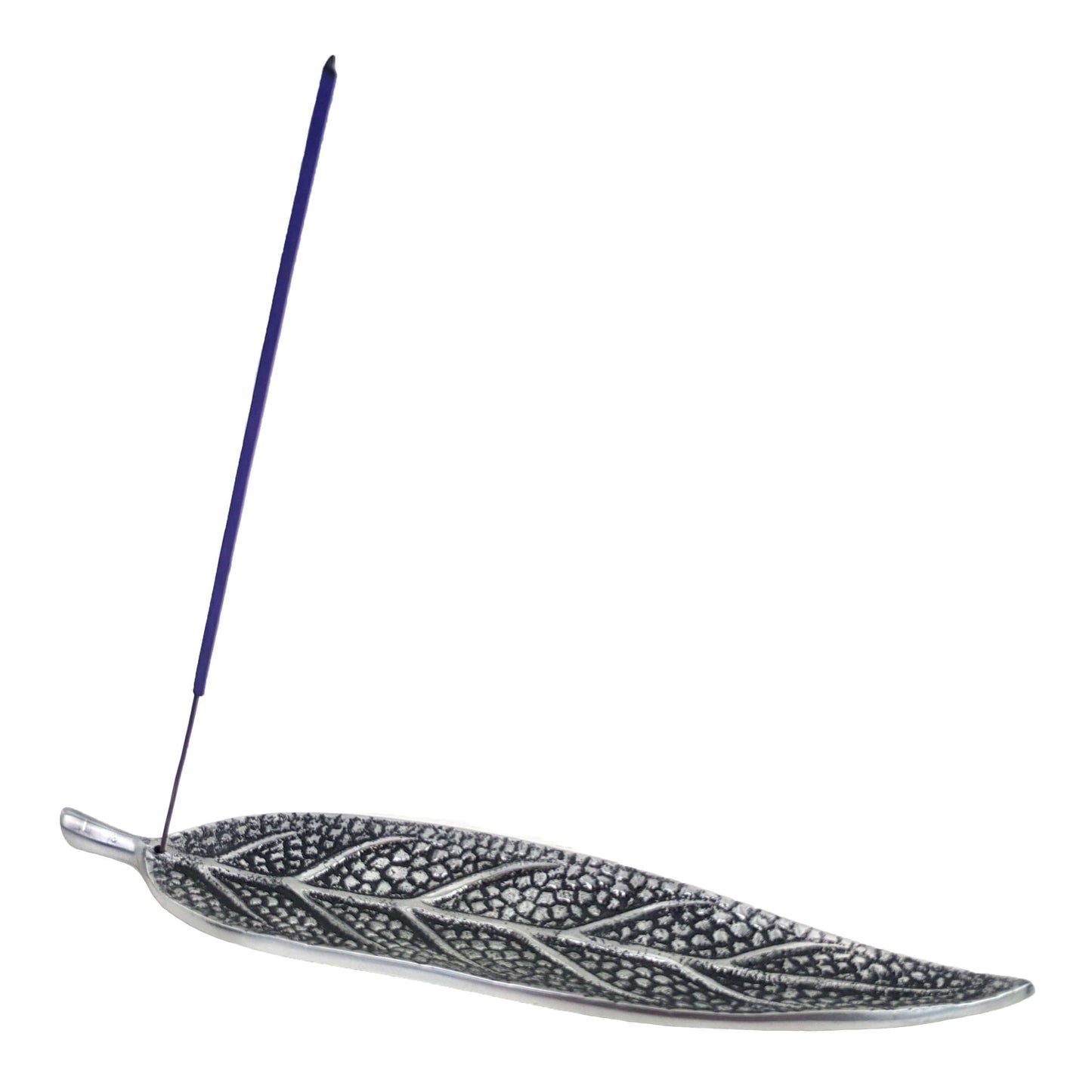 11" Metal Leaf Incense Burner & Ash Catcher