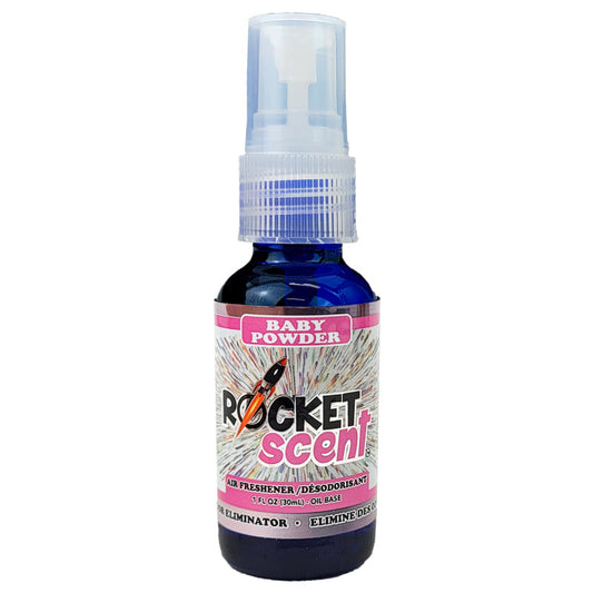 Rocket Scent 1oz Air Freshener Spray, Baby Powder