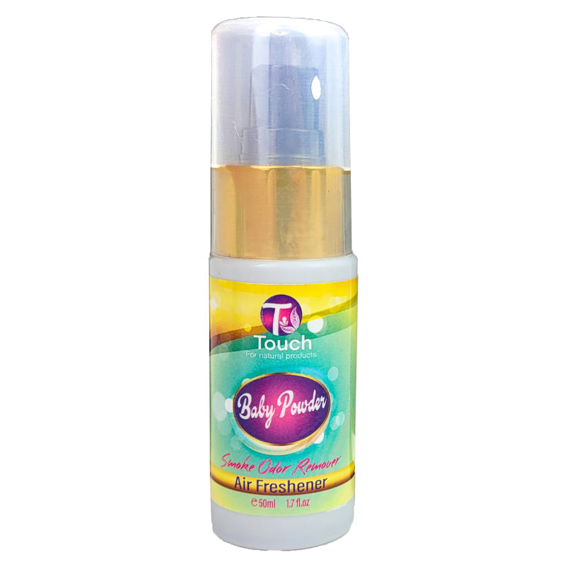 TOUCH Smoke Odor Remover 50ml AF Spray, Baby Powder Scent