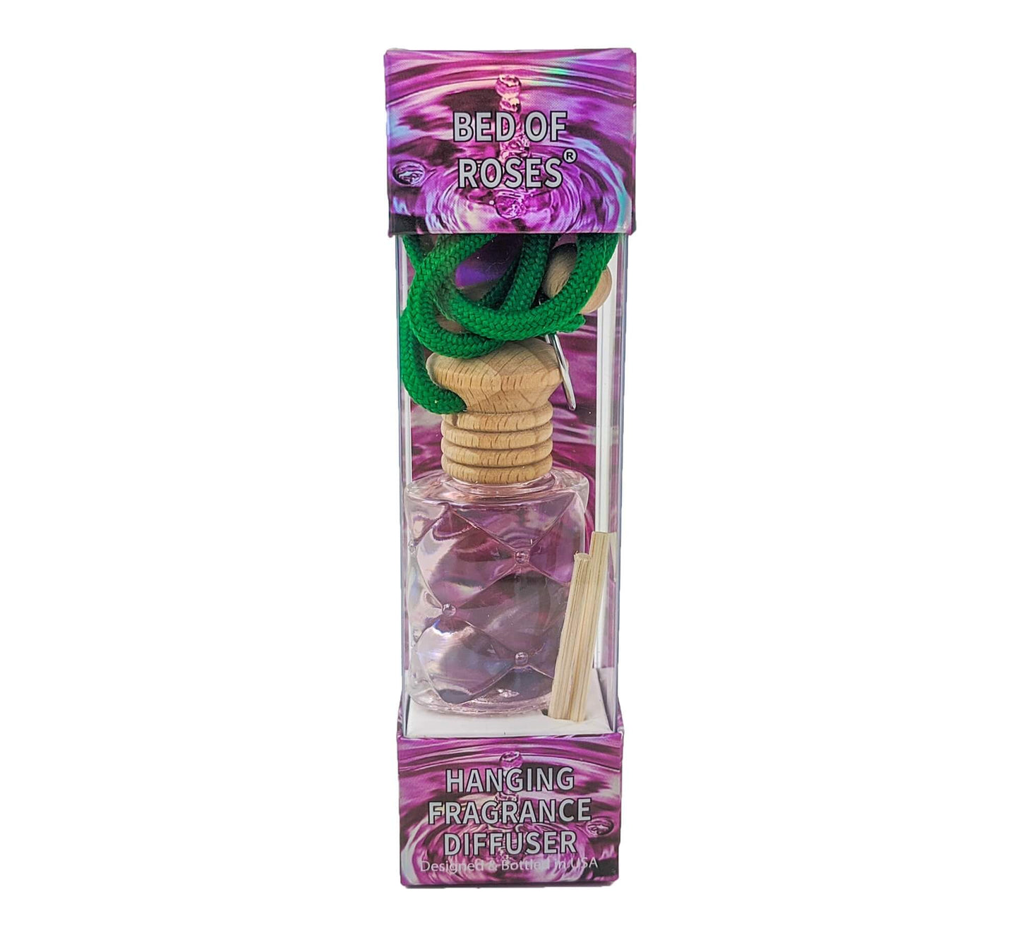 Bed Of Roses Scent Blunteffects Hanging Glass Oil Diffuser, 13ml