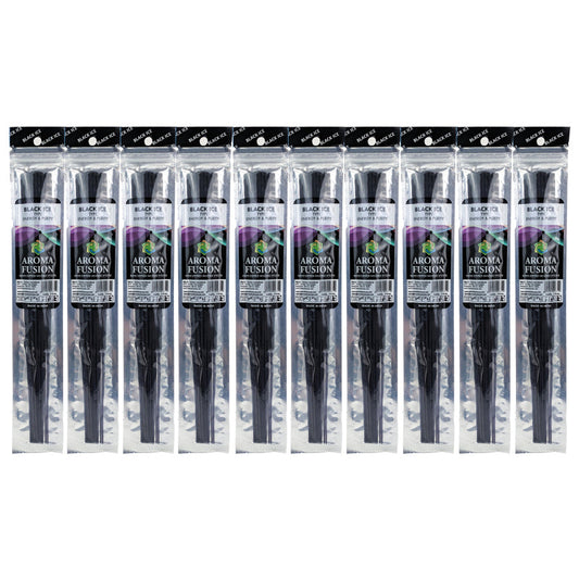 LIMITED TIME 10-Packs Aroma Fusion 11" Incense Sticks, Black Ice Type Scent