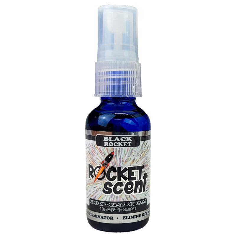 Rocket Scent 1oz Air Freshener Spray, Black Rocket