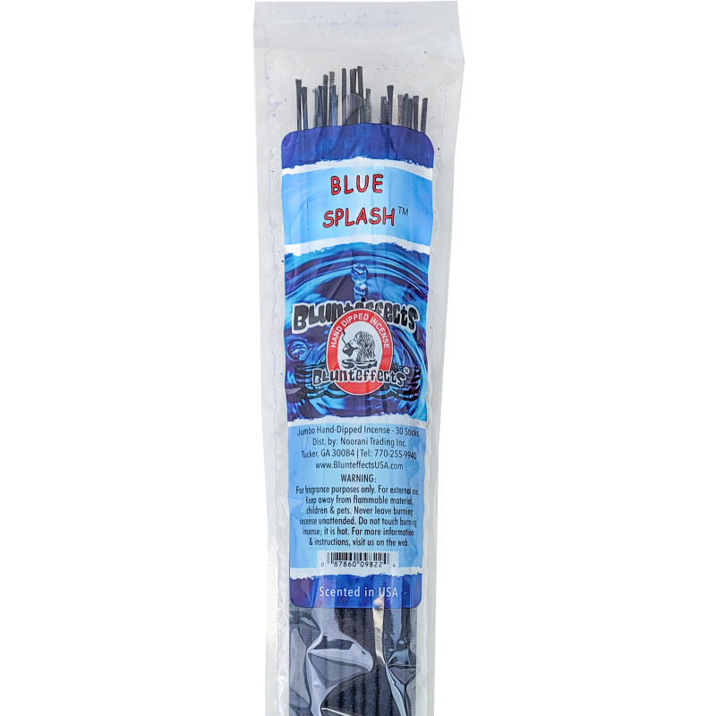 Blue Splash Scent, 19" BluntEffects Jumbo Incense