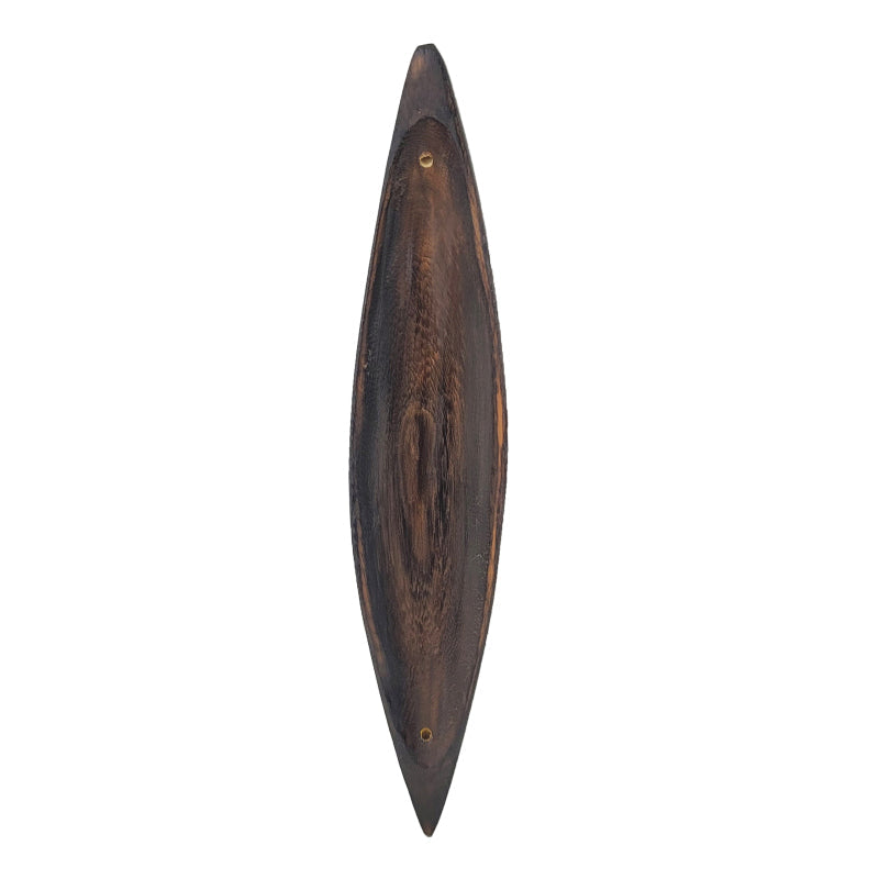 10" Wooden Boat Incense Burner & Ash Catcher