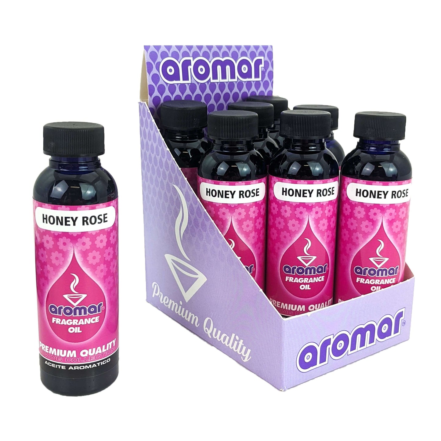 Honey Rose Scent Aromar Fragrance Oil, 2oz/60ml