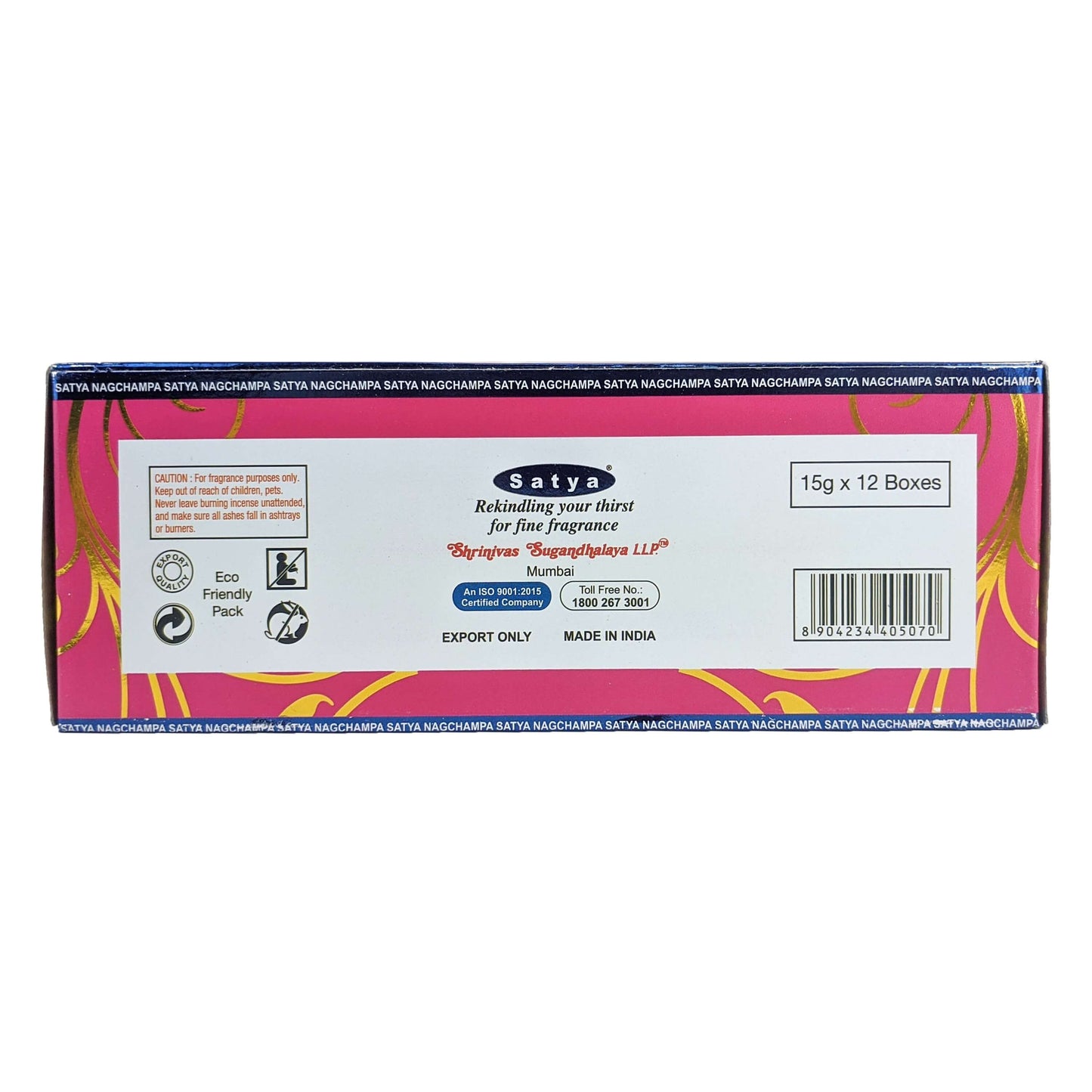 Satya Natural Rose Incense Sticks, 15g Pack
