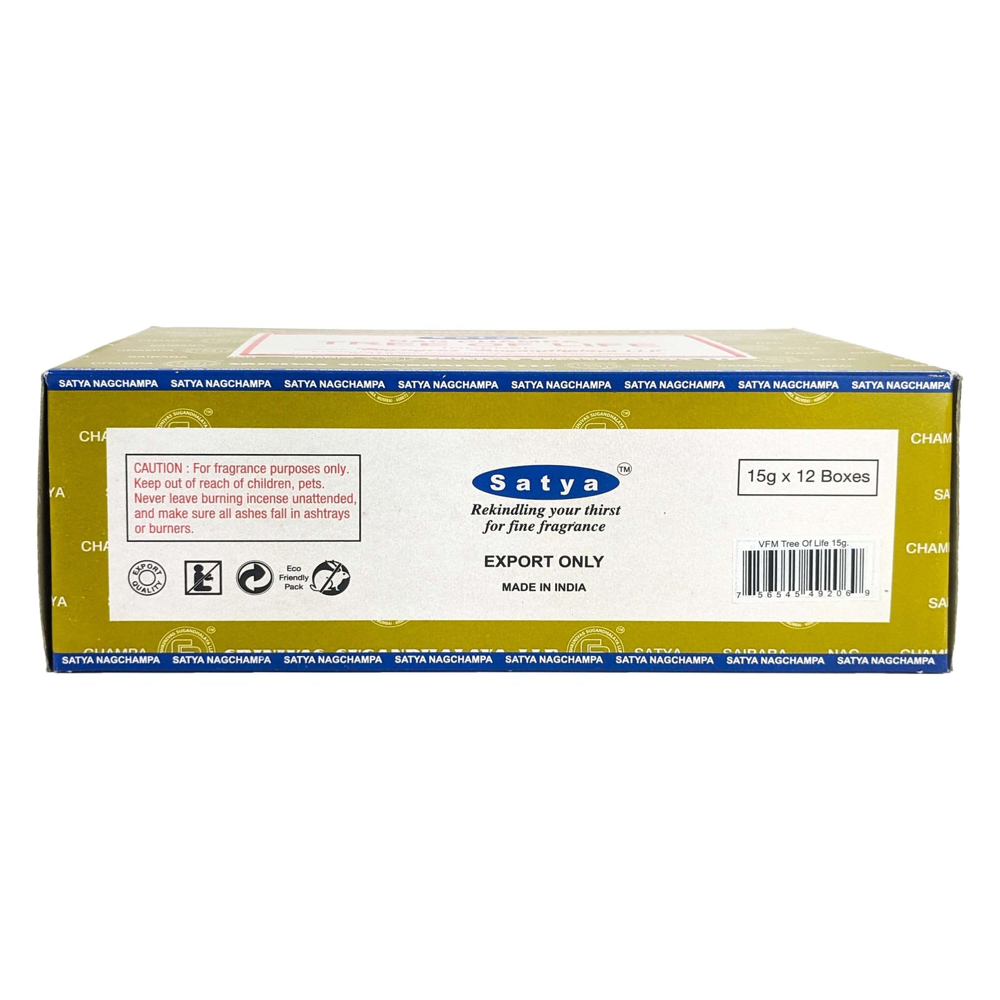Satya Nag Champa Tree Of Life Incense Sticks, 15g Pack