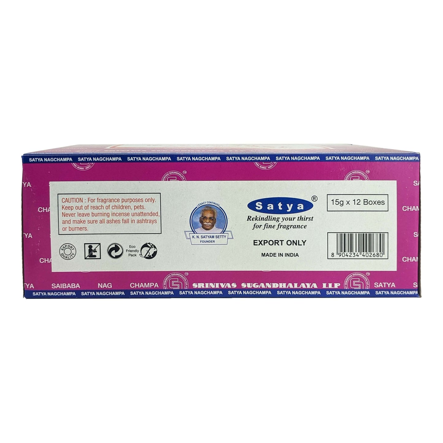 Satya Nag Champa Mystic Yoga Incense Sticks, 15g Pack