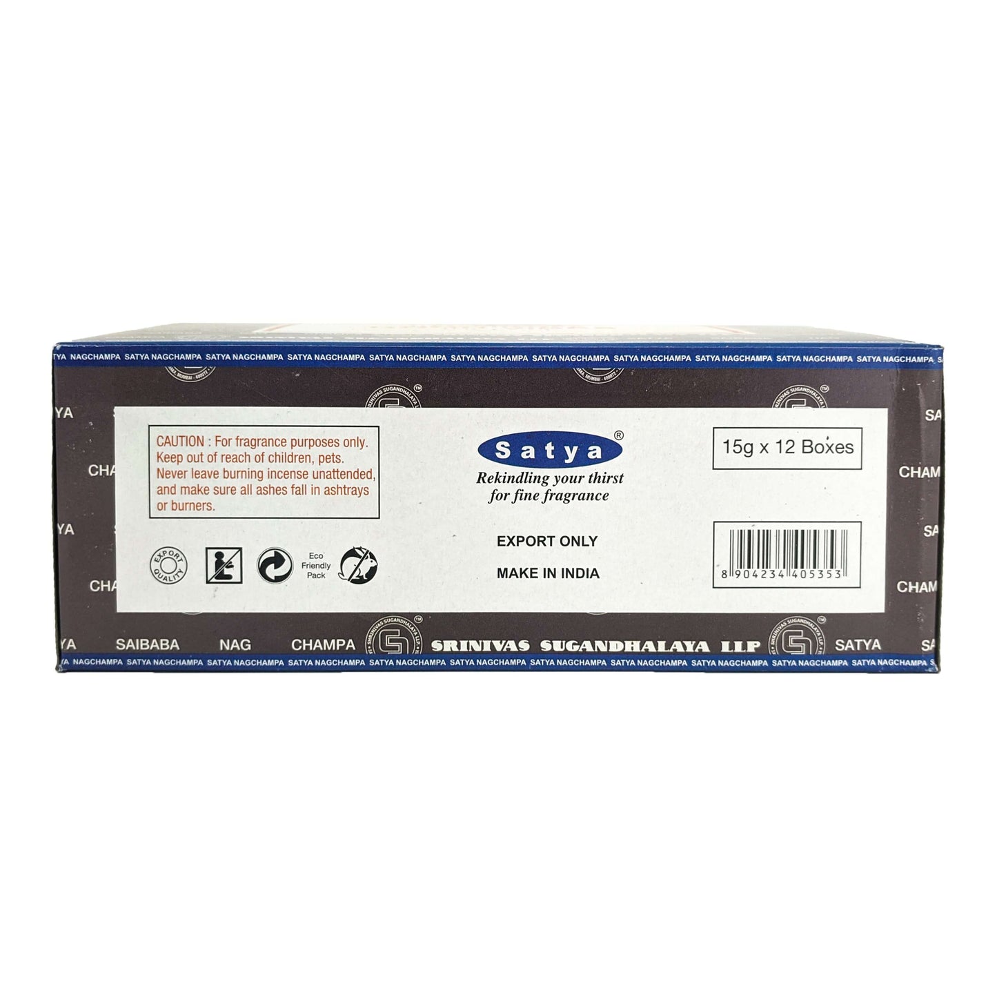Satya Nag Champa Good Vibes Incense Sticks, 15g Pack
