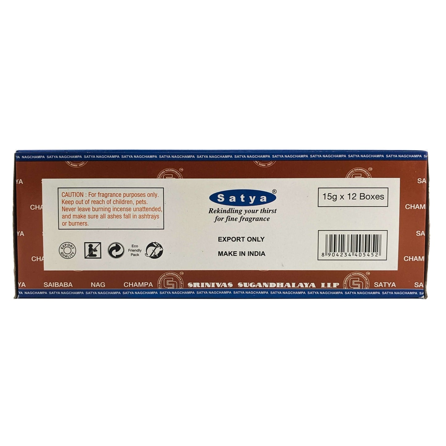 Satya Nag Champa Yogic Meditation Incense Sticks, 15g Pack
