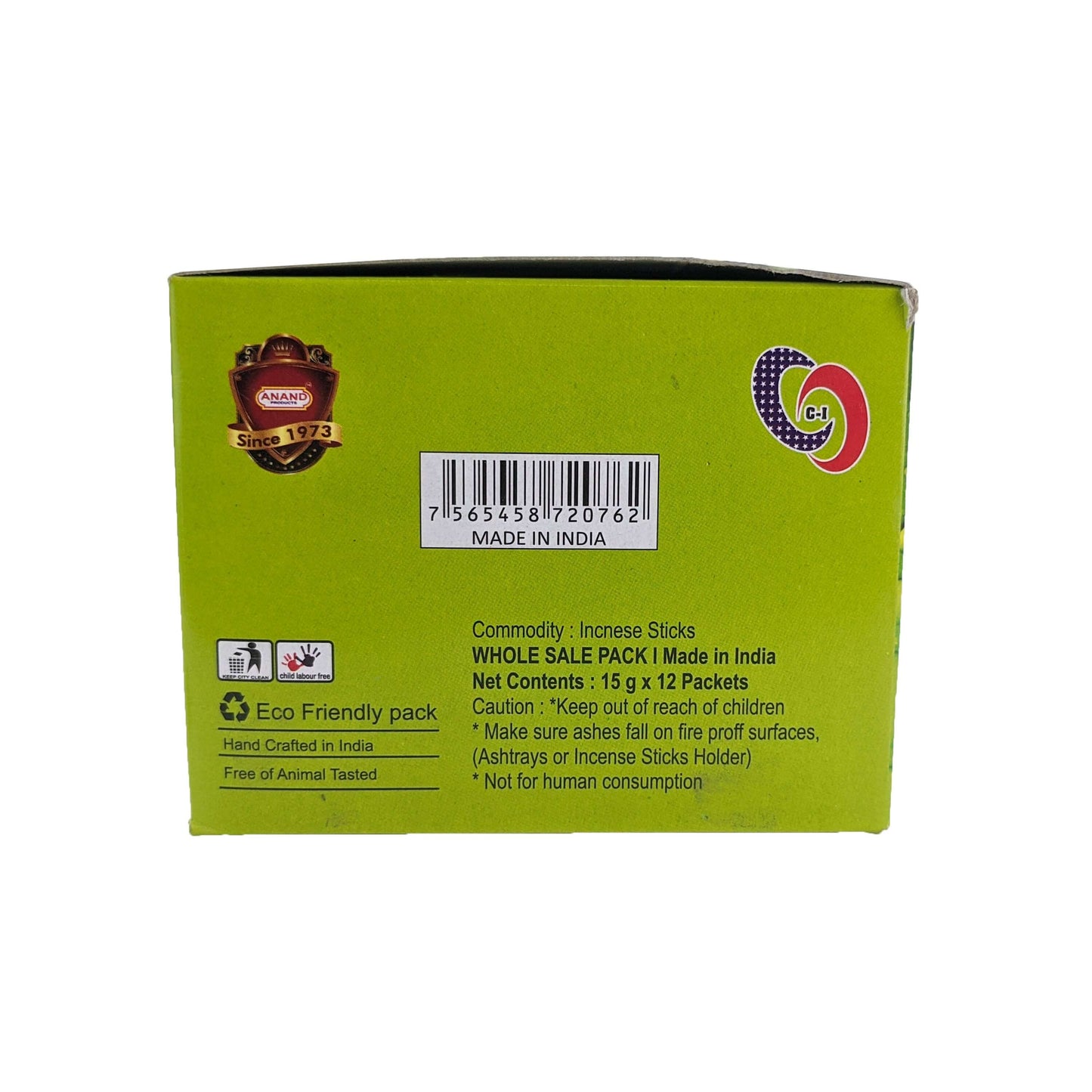 Anand Blunt Nag Champa Incense Sticks, 15g Pack