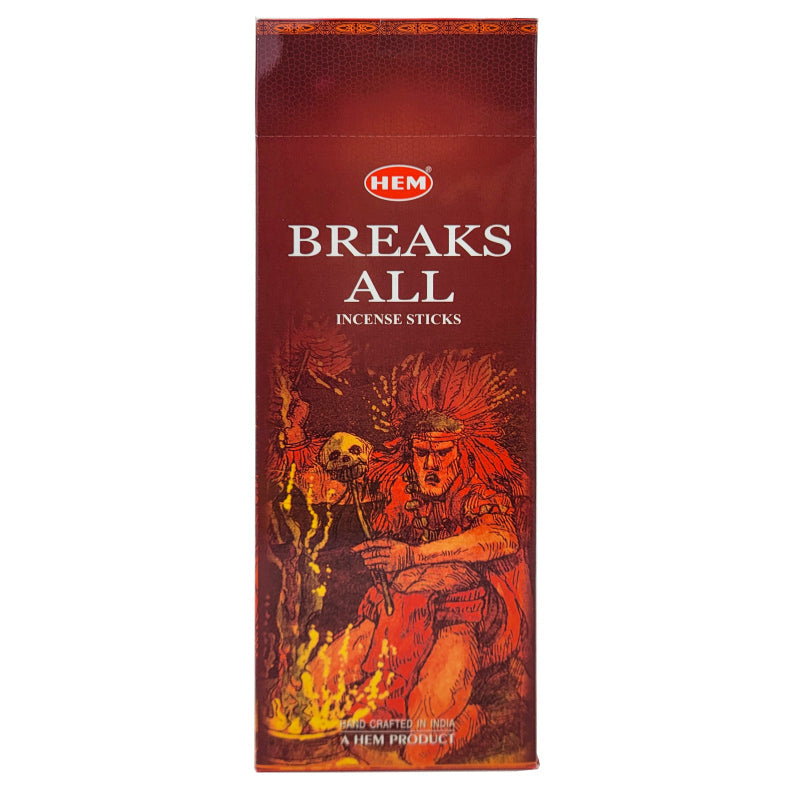 HEM Incense Sticks 20-Stick Hex Packs, Breaks All Scent