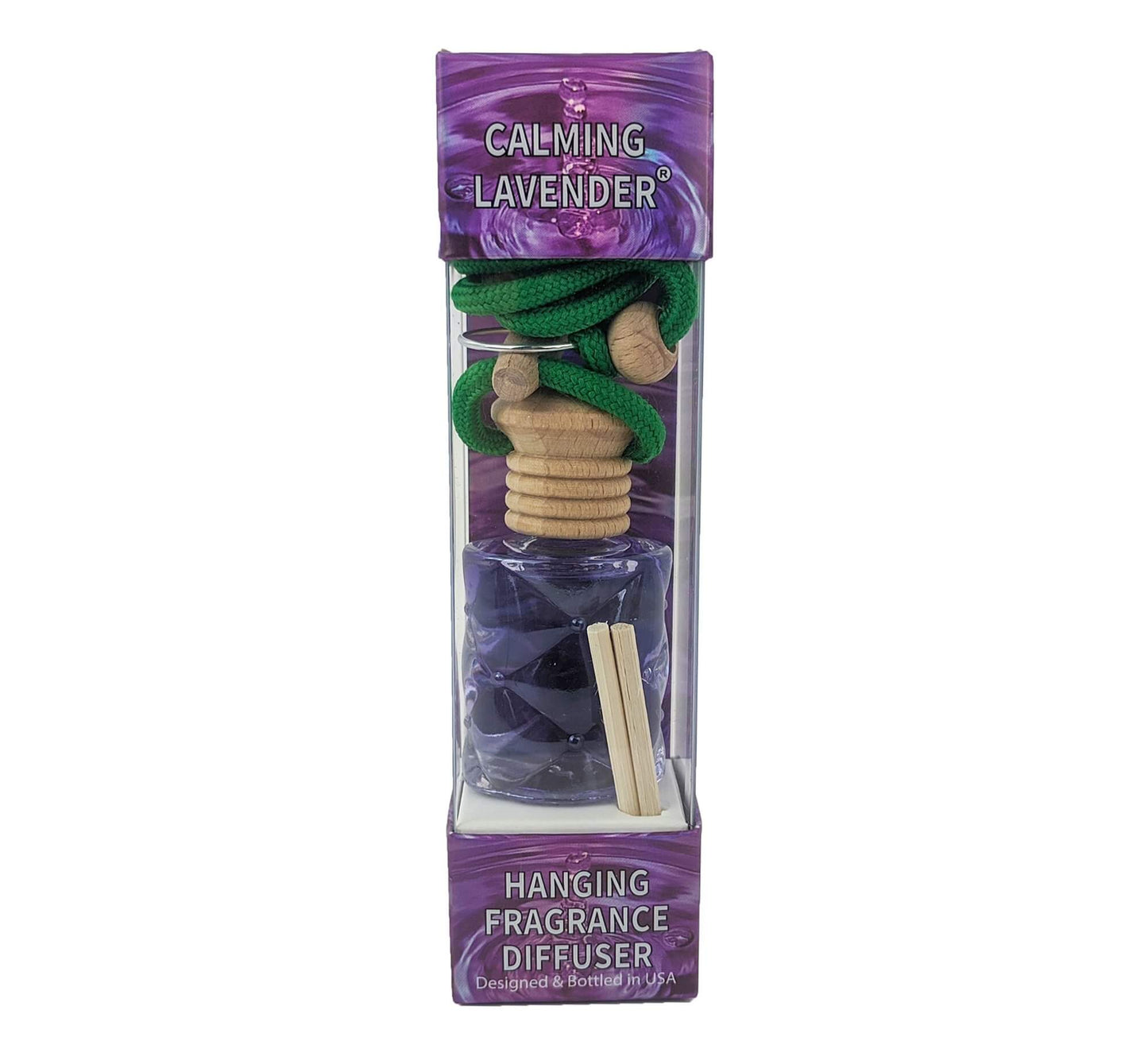 Calming Lavender Scent Blunteffects Hanging Glass Oil Diffuser, 13ml