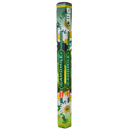 HEM Incense Sticks 20-Stick Hex Packs, Camomile Scent