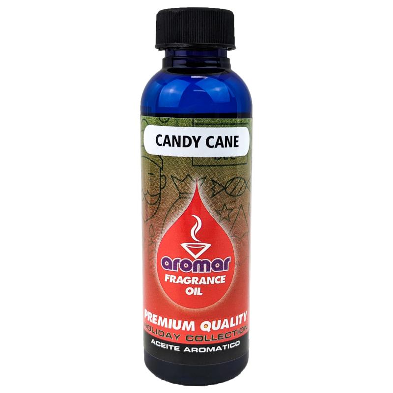 Aromar Candy Cane Aromatic Burning Oil Holiday Collection (2.2 oz bottle)