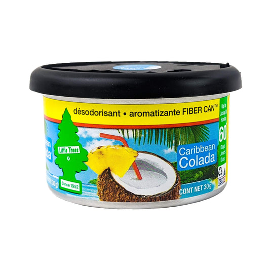 Little Trees Fiber Can Air Freshener, Caribbean Colada Scent