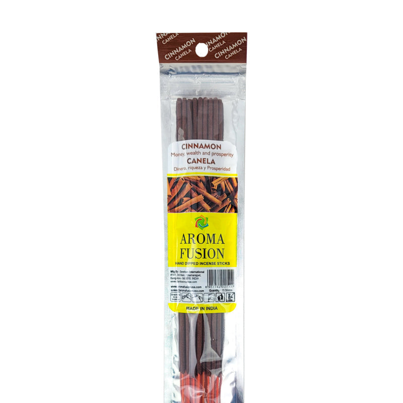 Cinnamon Exotic Incense Sticks - 11 Inch Long Lasting Aroma, 85-100 Sticks Per Bundle