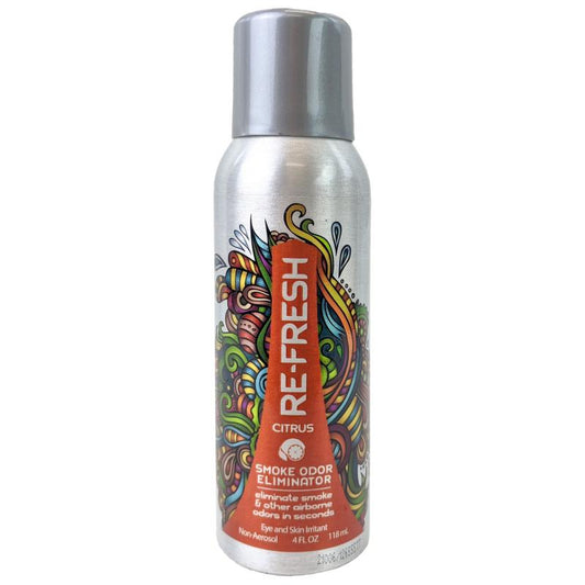 Citrus Scent Re-Fresh Smoke Odor Eliminator Can Spray, 4oz