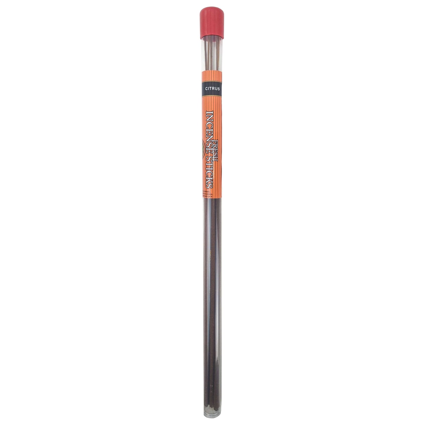 Citrus Orange Scent Blunt Power 17" Incense Sticks, 5-7 Sticks
