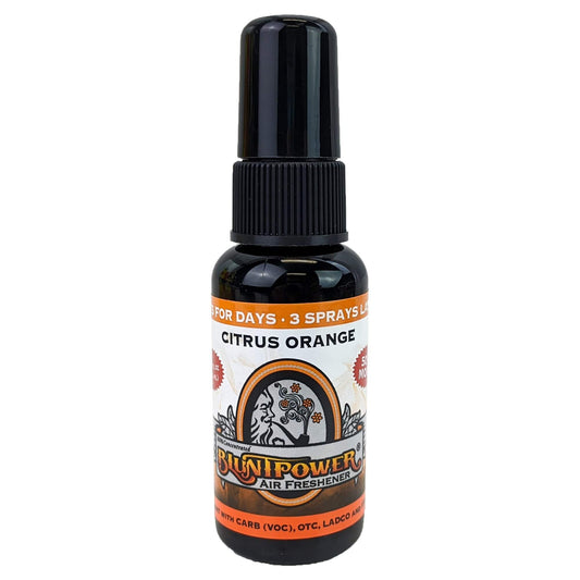 Blunt Power Spray 1.5 OZ Citrus Orange Scent