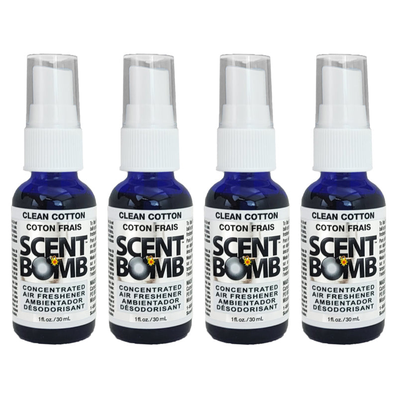 Scent Bomb Air Freshener Spray - 1OZ - Clean Cotton Scent