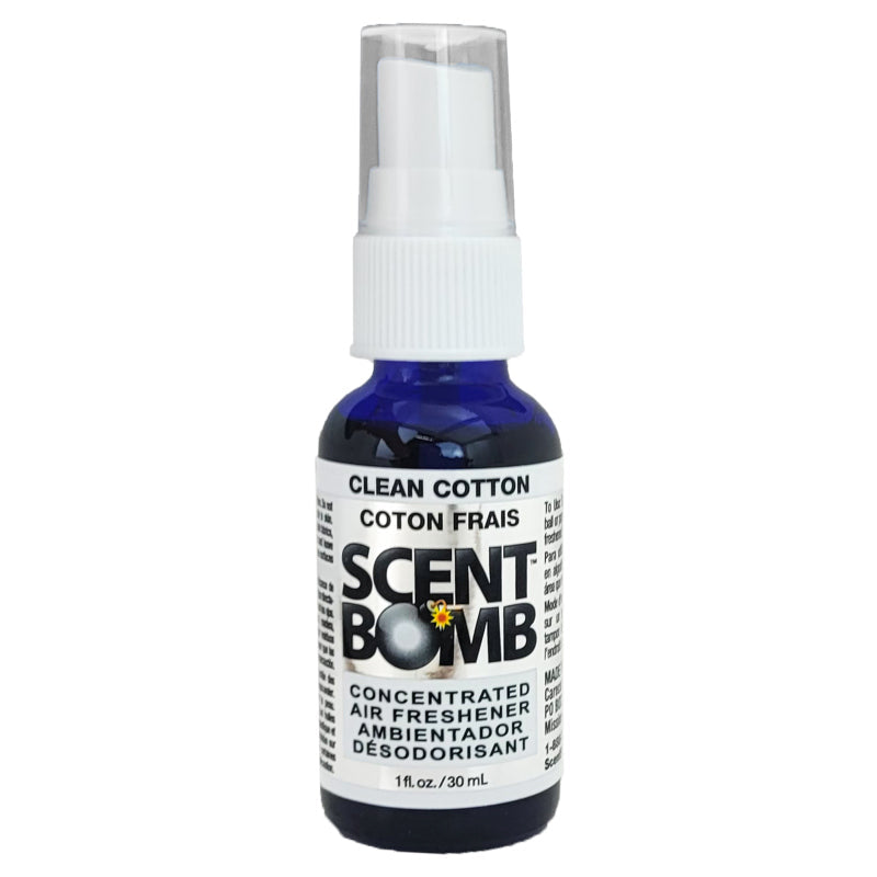 Scent Bomb Air Freshener Spray - 1OZ - Clean Cotton Scent