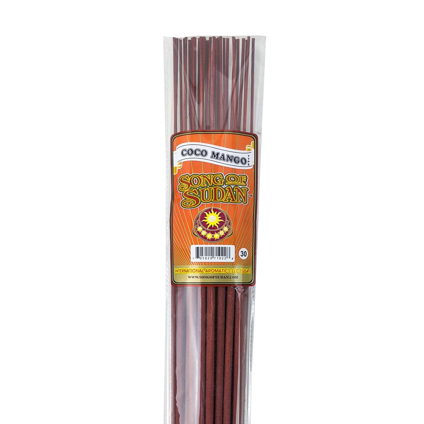 Coco Mango Type Scent, Song Of Sudan 19" Jumbo Incense