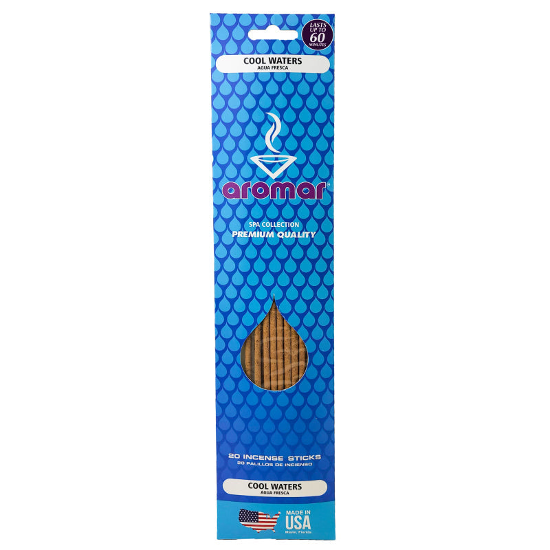 Cool Waters Scent 11" Aromar Incense Sticks, 20-Stick Pack