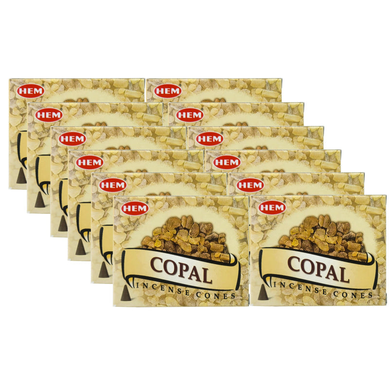 HEM Copal Scent Incense Cones, 10 Cone Pack