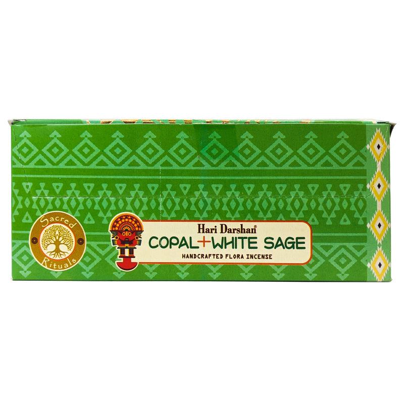 Copal & White Sage Incense, by Hari Darshan