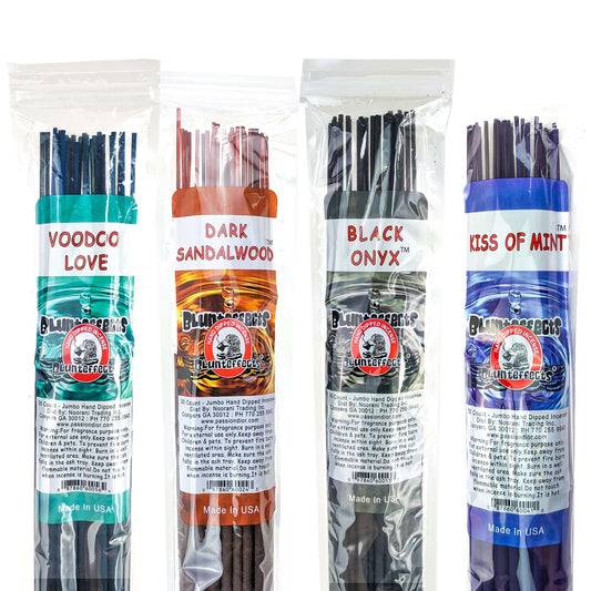 4-Pack Assorted 19" BluntEffects Jumbo Incense