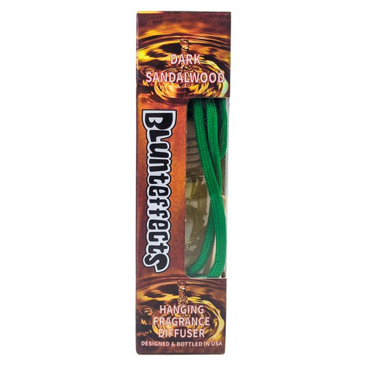 Dark Sandalwood Scent Blunteffects Hanging Glass Oil Diffuser, 13ml