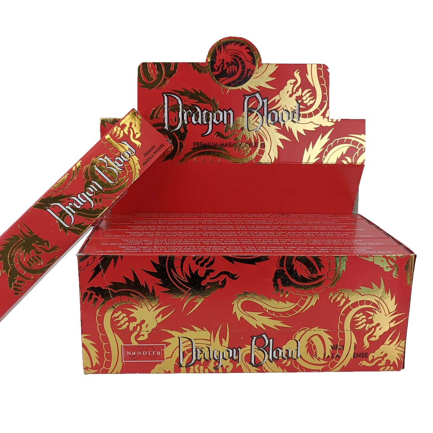 Nandita Dragon Blood Incense Sticks, 15g Pack