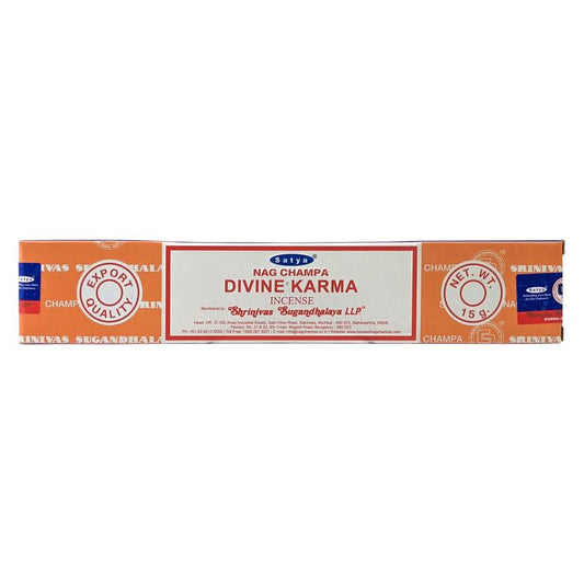 Satya Nag Champa Divine Karma Incense Sticks, 15g Pack