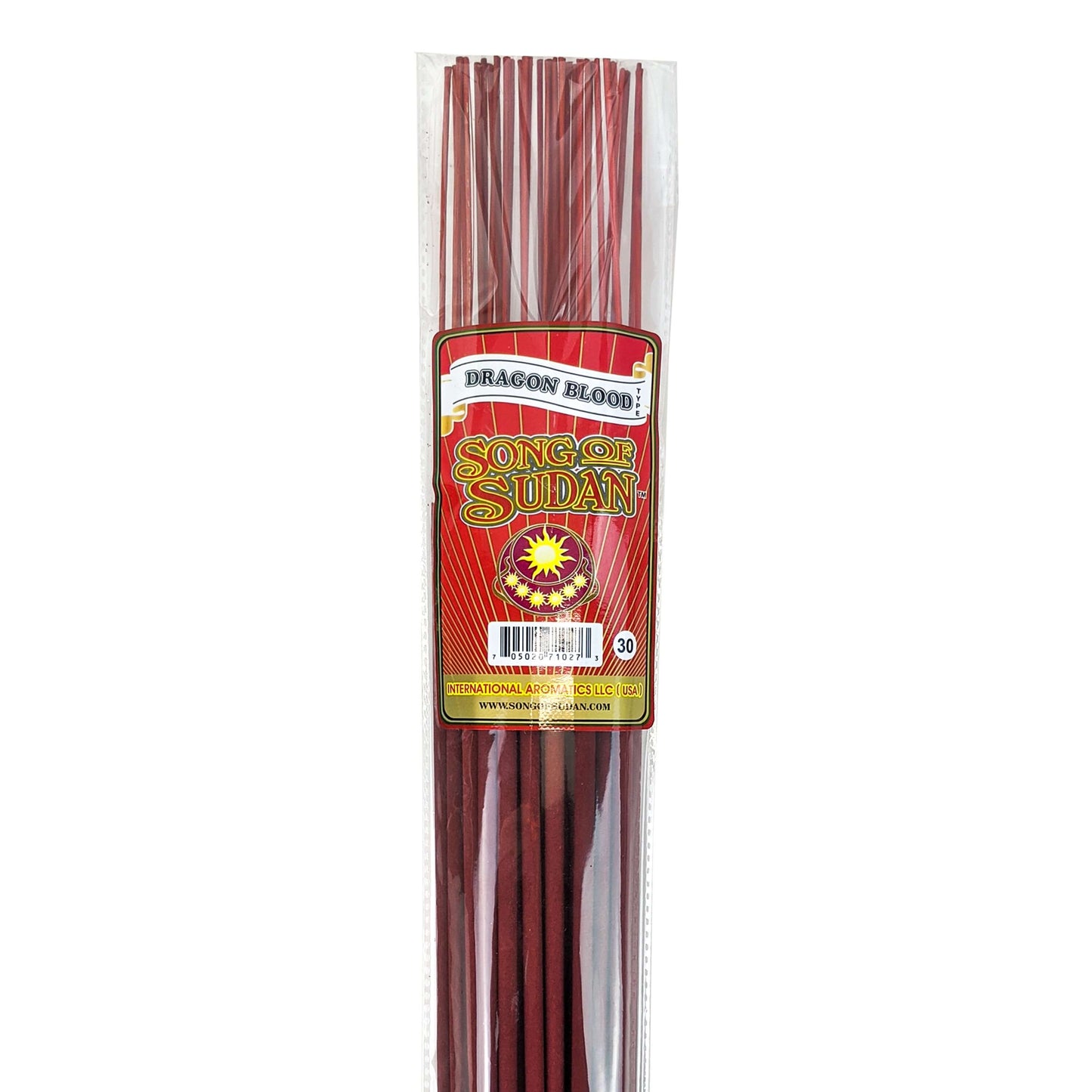 Dragon Blood Type Scent, Song Of Sudan 19" Jumbo Incense
