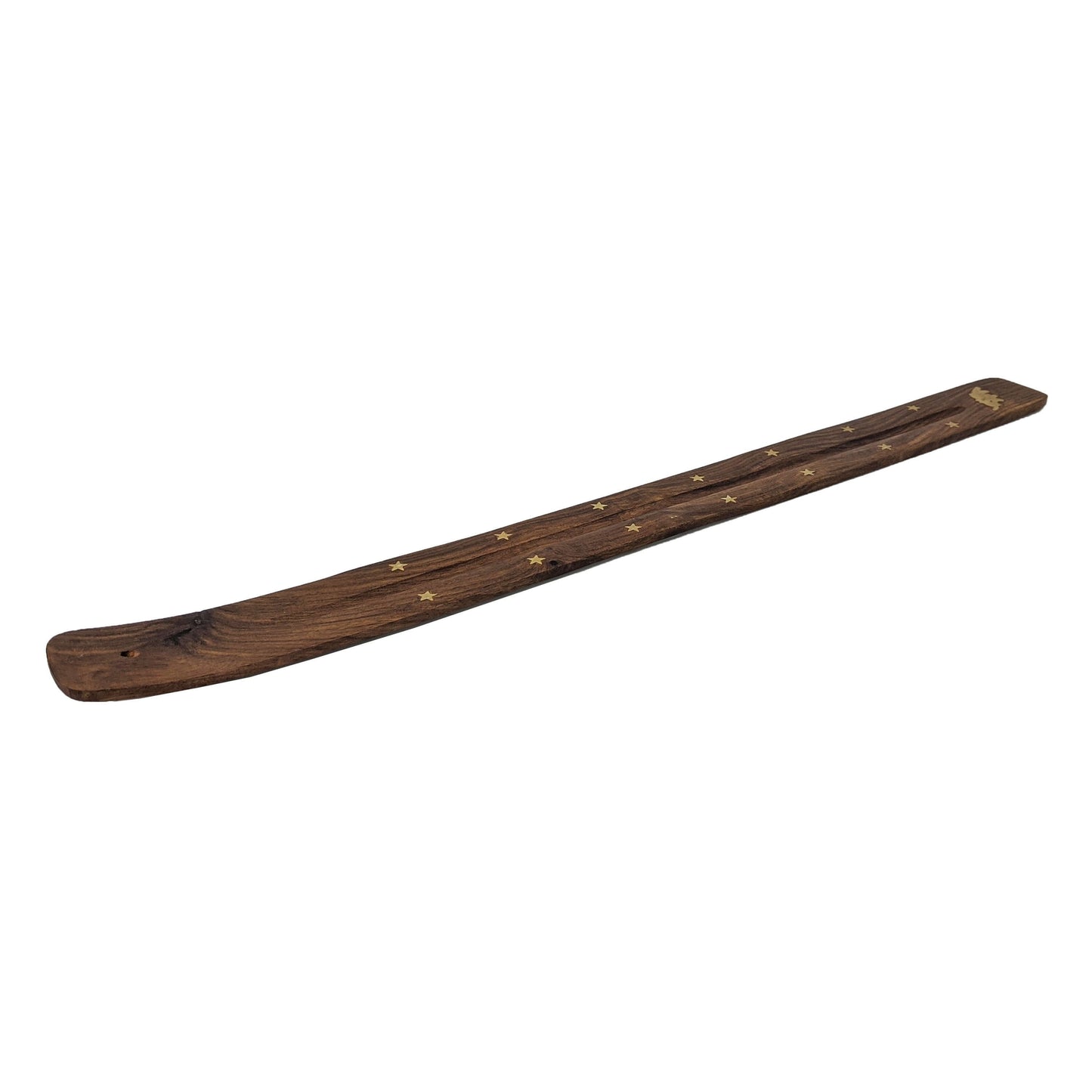 Jumbo Wood Incense Burner & Ash Catcher, Elephant Design, 18"
