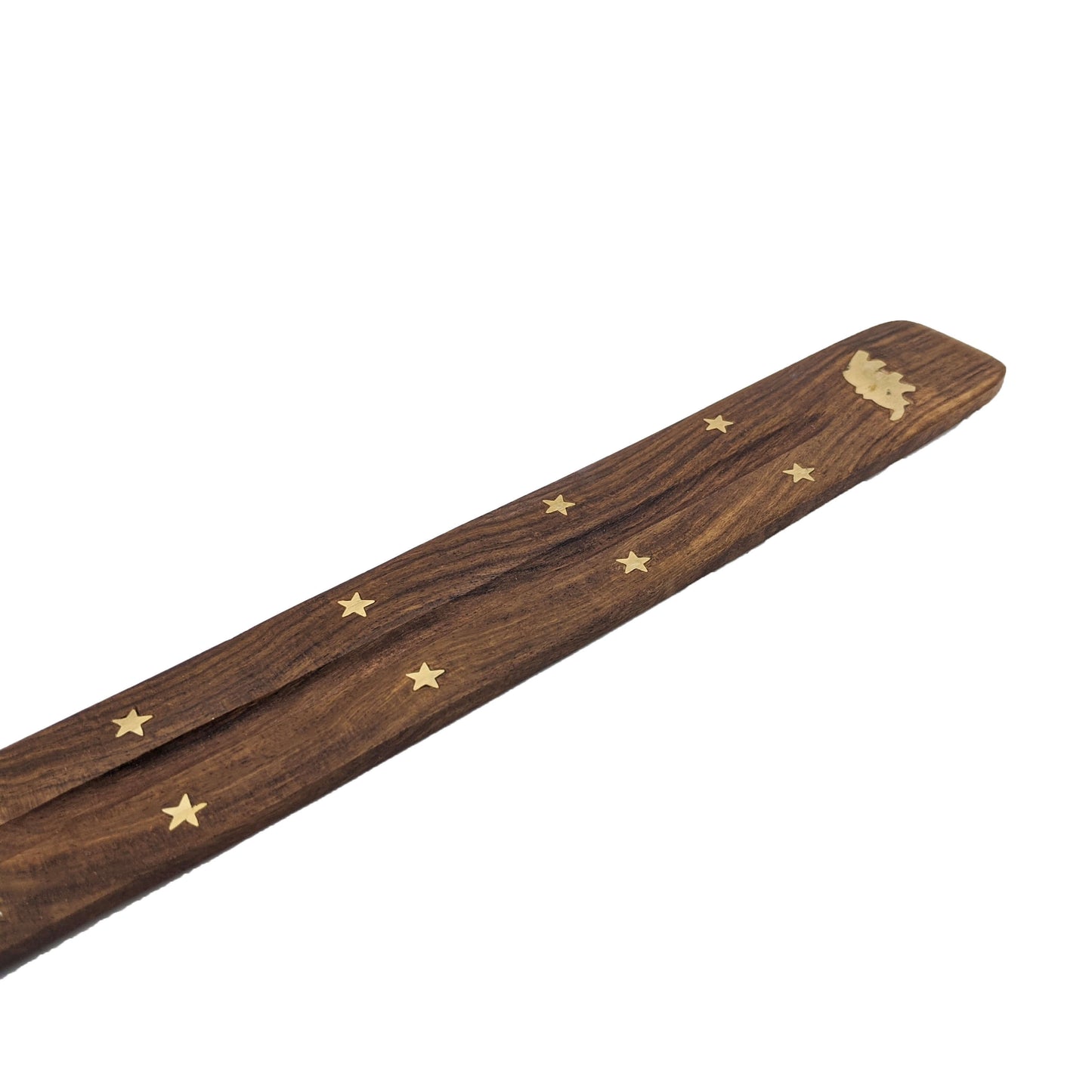 Jumbo Wood Incense Burner & Ash Catcher, Elephant Design, 18"
