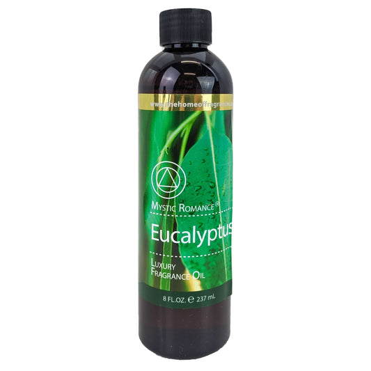 Mystic Romance Luxury Fragrance Oil 8oz, Eucalyptus Scent