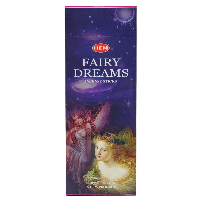 HEM Incense Sticks 20-Stick Hex Packs, Fairy Dreams Scent
