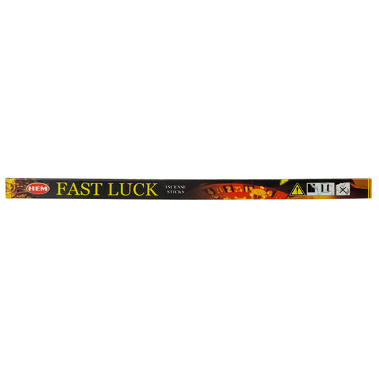 8-Stick HEM Incense Sticks Square Packs, Fast Luck