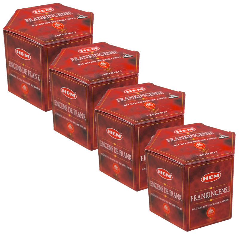HEM Backflow Incense Cones, 40 Cone Pack, Frankincense