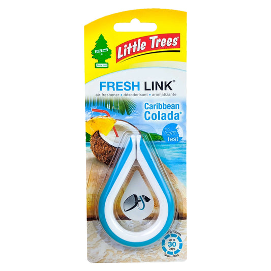 Caribbean Colada Scent Little Trees Fresh Link Air Freshener