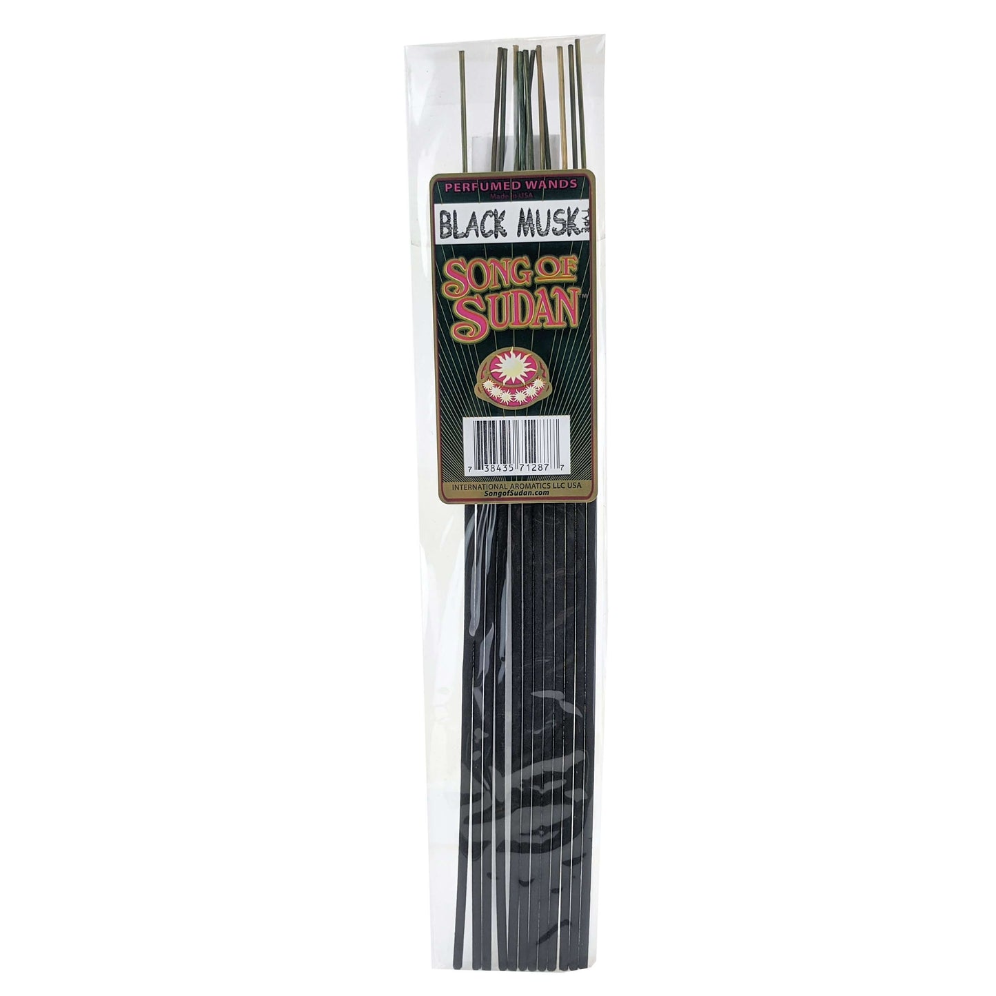 Song Of Sudan Handmade 11" Incense Sticks - Black Musk Type Scent - 12 Sticks