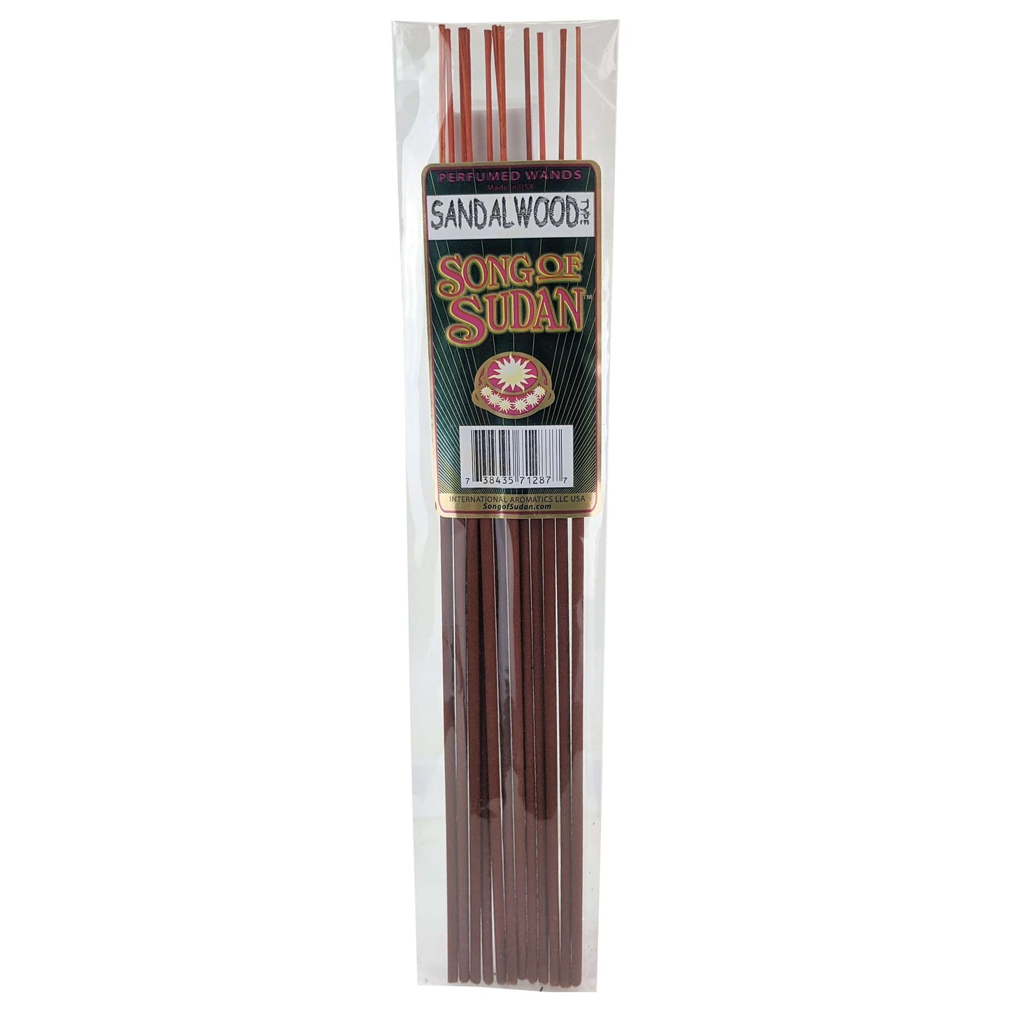 Song Of Sudan Handmade 11" Incense Sticks, Sandalwood Scent