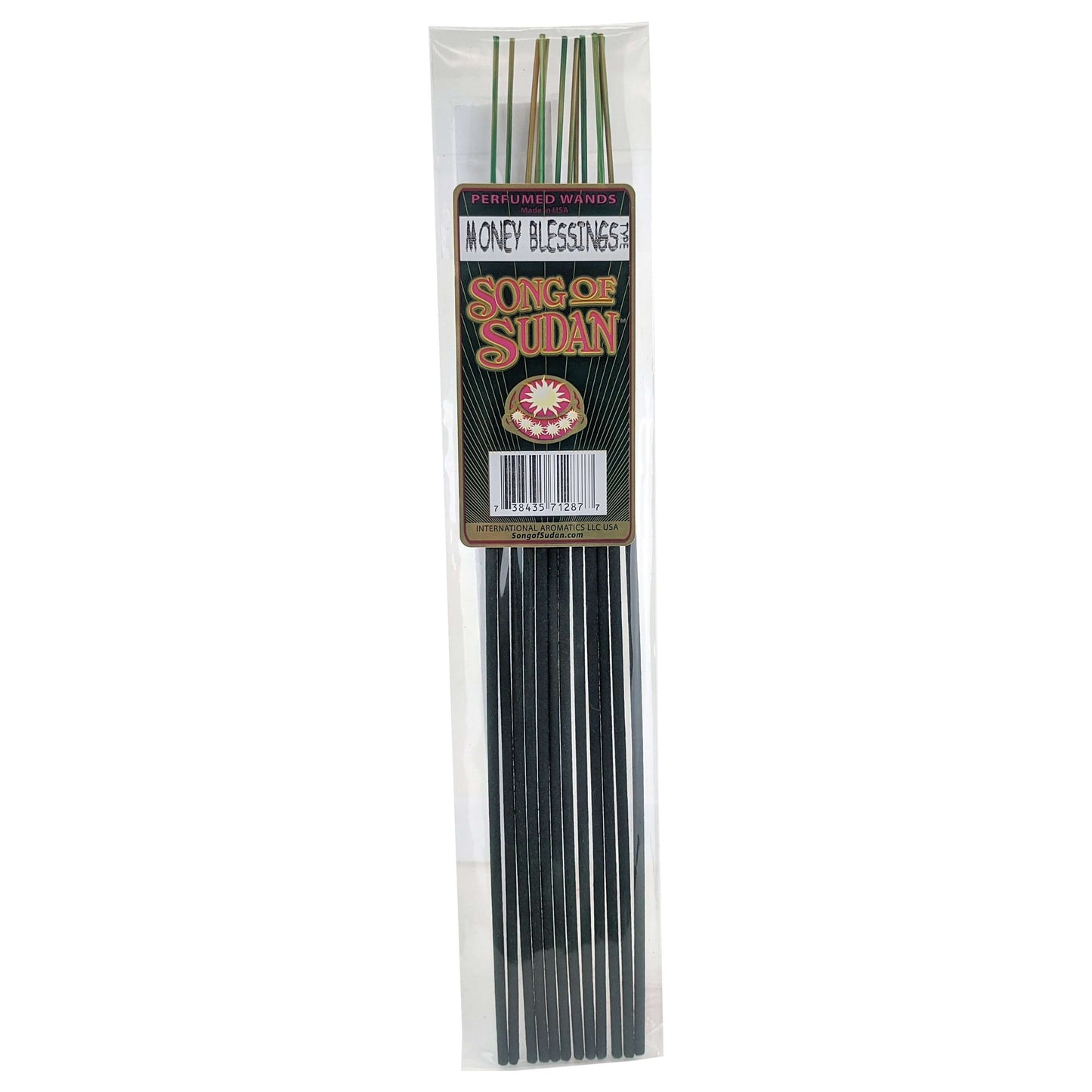 Song Of Sudan Handmade 11" Incense Sticks - Money Blessings Type Scent - 12 Sticks