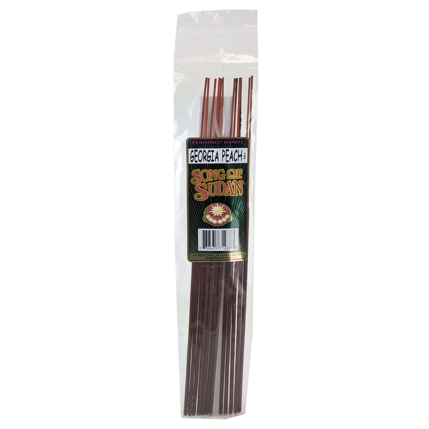 Song Of Sudan Handmade 11" Incense Sticks, Georgia Peach Scent