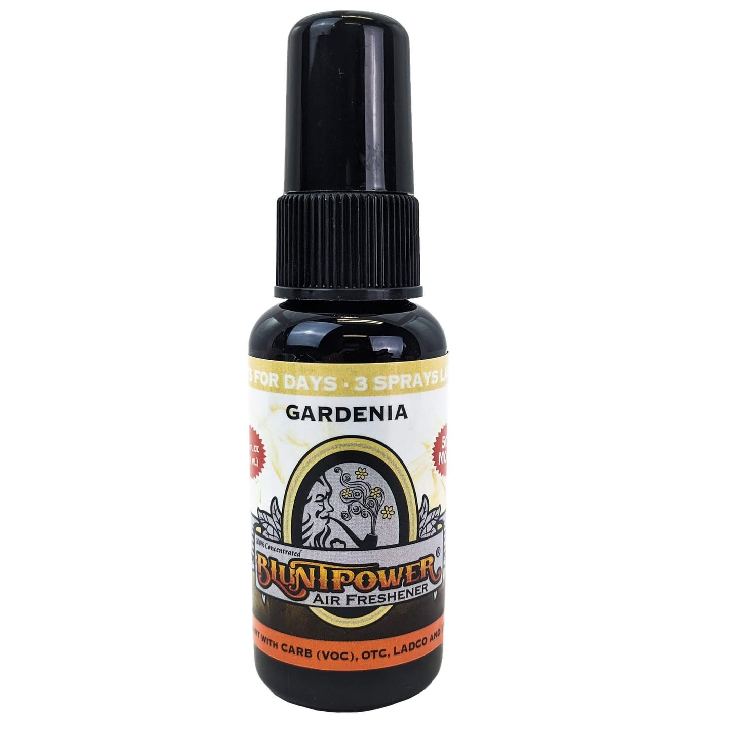 Blunt Power Spray 1.5 OZ Gardenia Scent